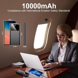 Coucur Power Bank, Bateria Externa Carga Rapida 10000mAh 37Wh