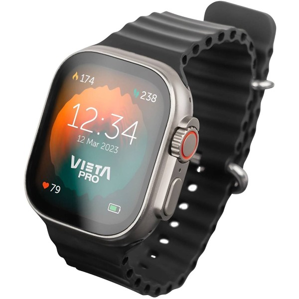 Vieta Pro Beat Extrem 2, Pantalla de 1.96", 266 x 22, Aleación de zinc, 10 días autonomía, Negro