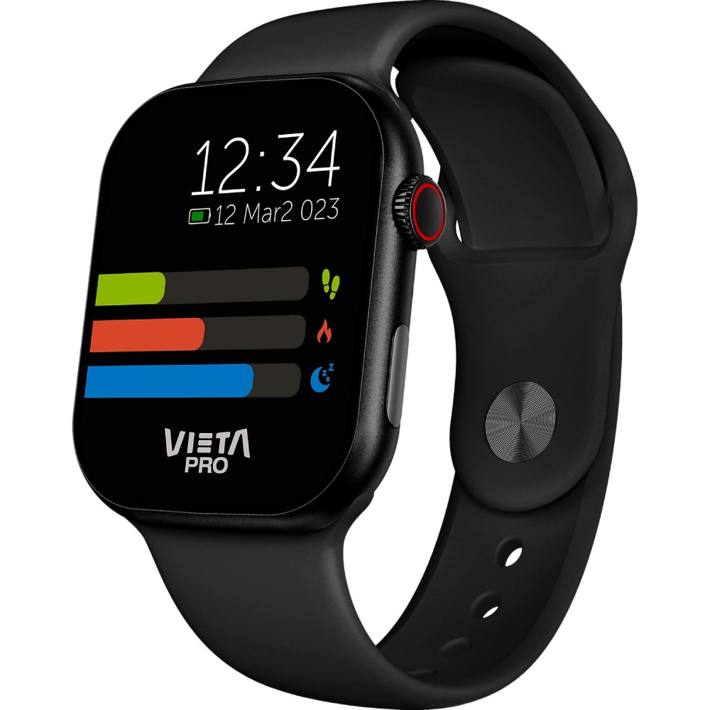 Vieta Pro Beat 6, Pantalla Amoled, 258 x 20 mm, Aleación de zinc, 7 días autonomía, Negro