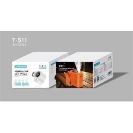 T-511 1500MAH VENTILADOR CON PINZA