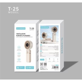T-25 3000MAH VENTILADOR PORTATIL DE MANO Y MESA