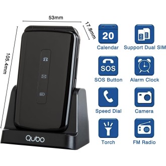 Móvil básico - QUBO P210C CON BASE