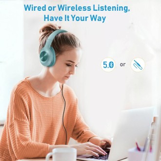 LETSCOM H10 sobre la oreja graves profundos sonido de alta fidelidad micrófono incorporado