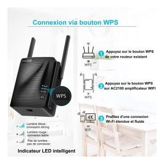 Rockspace WiFi Extender - 2100Mbps WIFI AUMENTADOR