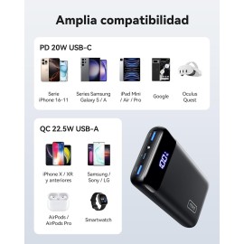INIU Power Bank, 22.5W 20000mAh