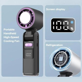Mini ventilador recargable de viento fuerte