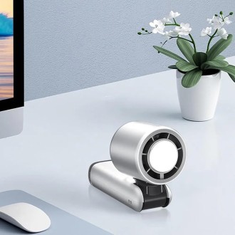 Mini ventilador recargable de viento fuerte