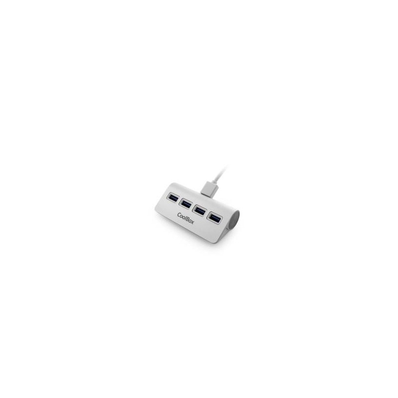 Hub USB 2.0 ALU3 de 4 puertos