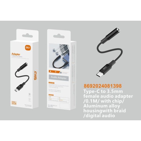 SIO SC20 TIPO-C - JACK 3.5MM/0.1M