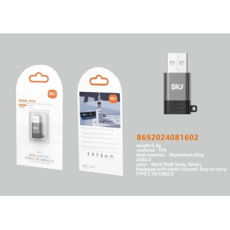 SIO SF03 ADAPTADOR TIPO-C USB 2.0