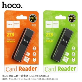 HB20 MINDFUL 2-IN-1 CARD READER USB3.0