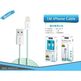 CABLE DE IPHONE 1M 3.4A BSK-3001IP